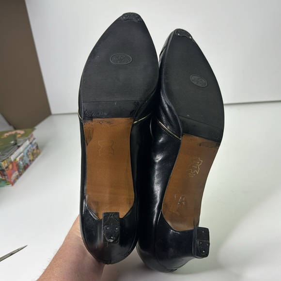 Vintage Selby black leather pumps - Picture 8 of 11